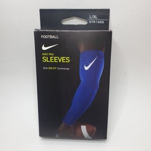 Nike Pro Dri fit Football Sleeves L/XL BLUE